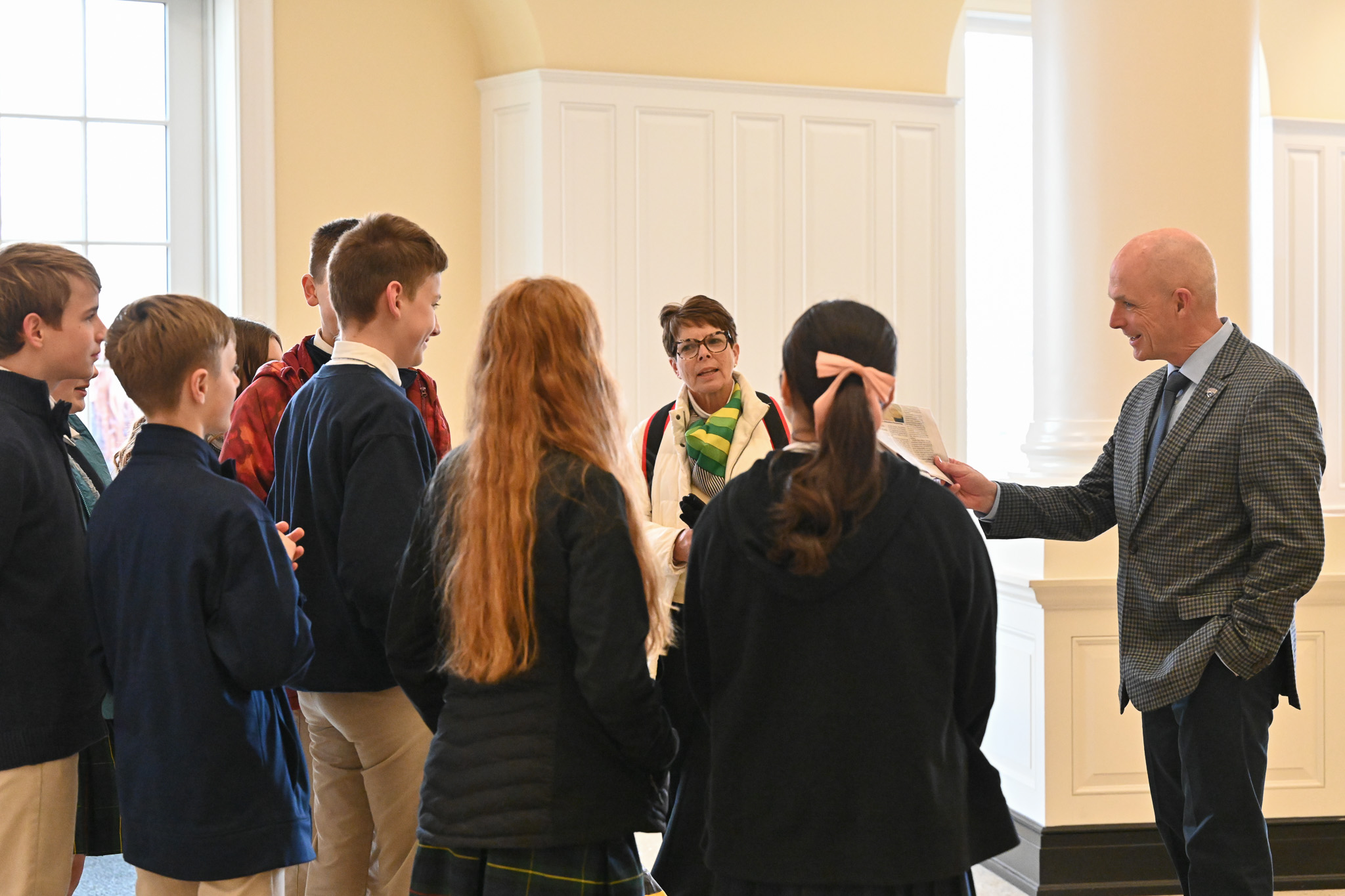 8th Grade Ambassadors Visit CNU